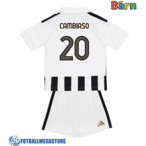 Fotballdrakt Barn Juventus Andrea Cambiaso #20 Hjemmedraktsett 2026-27 Kortermet (+ Korte bukser)